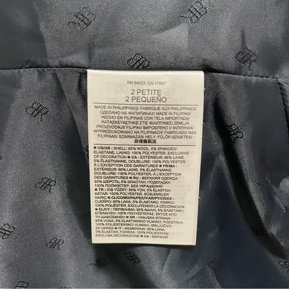 Banana Republic Ryan Fit Tailored Lightweight Wool Blazer Suit Jacket Navy - Picture 7 of 9